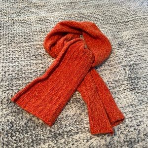 GAP orange knitted winter scarf